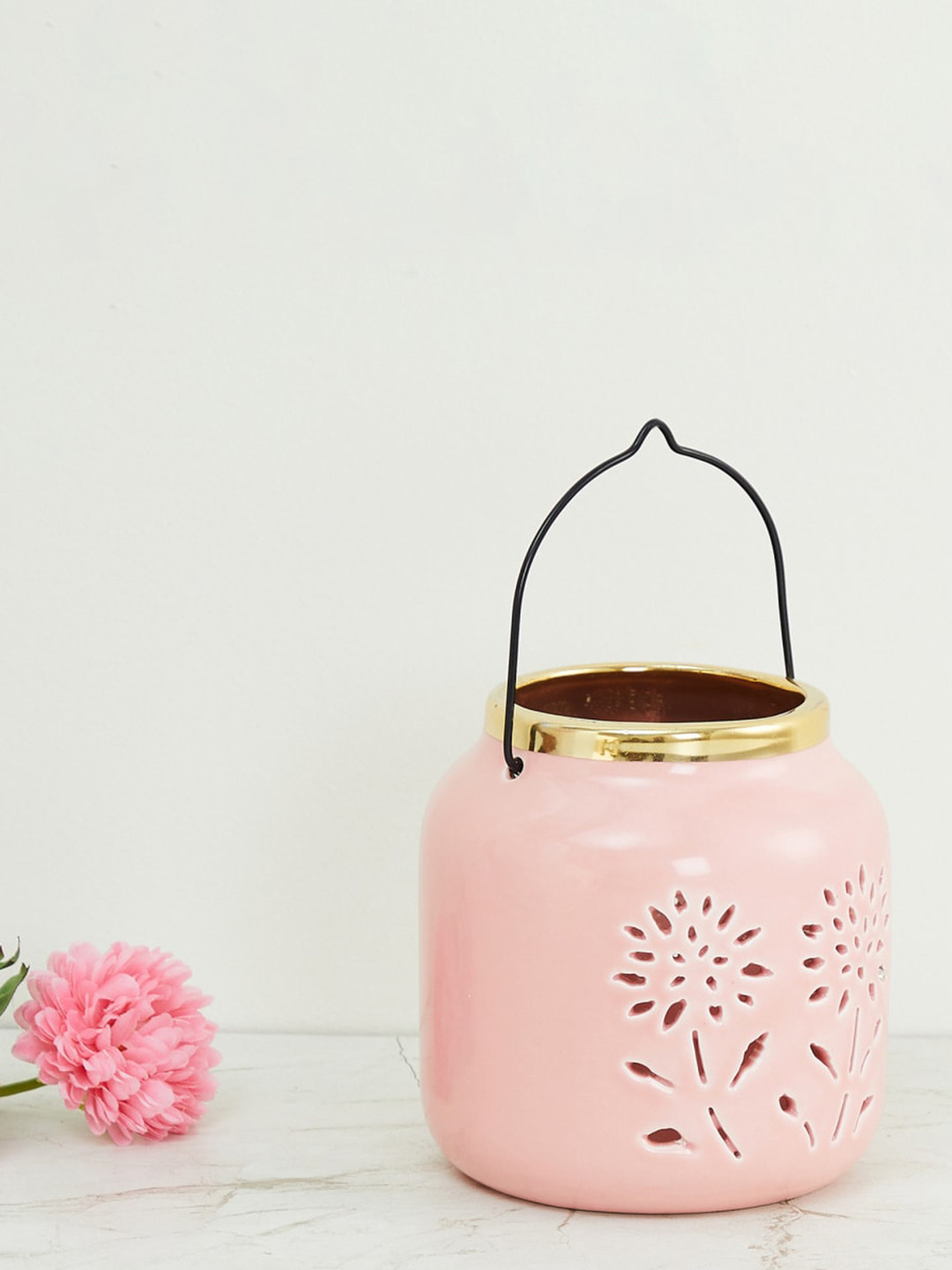 

Home Centre Pink Helios Round Ceramic Candle Holder