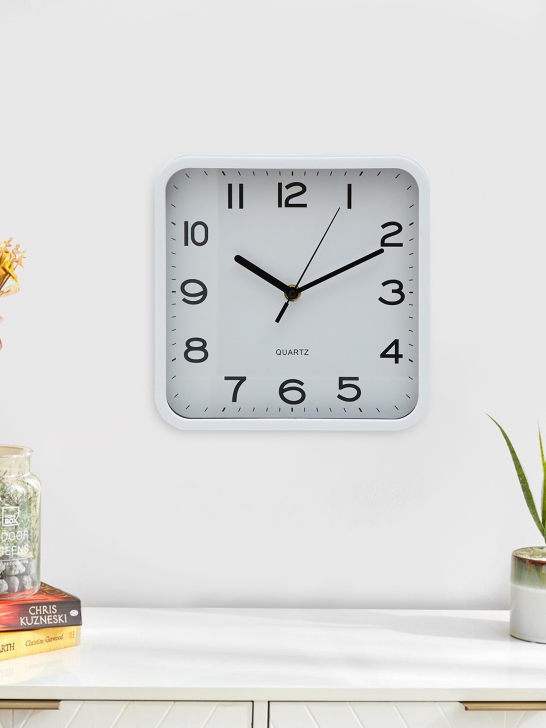 

Casablanca Square Analogue Wall Clock, White