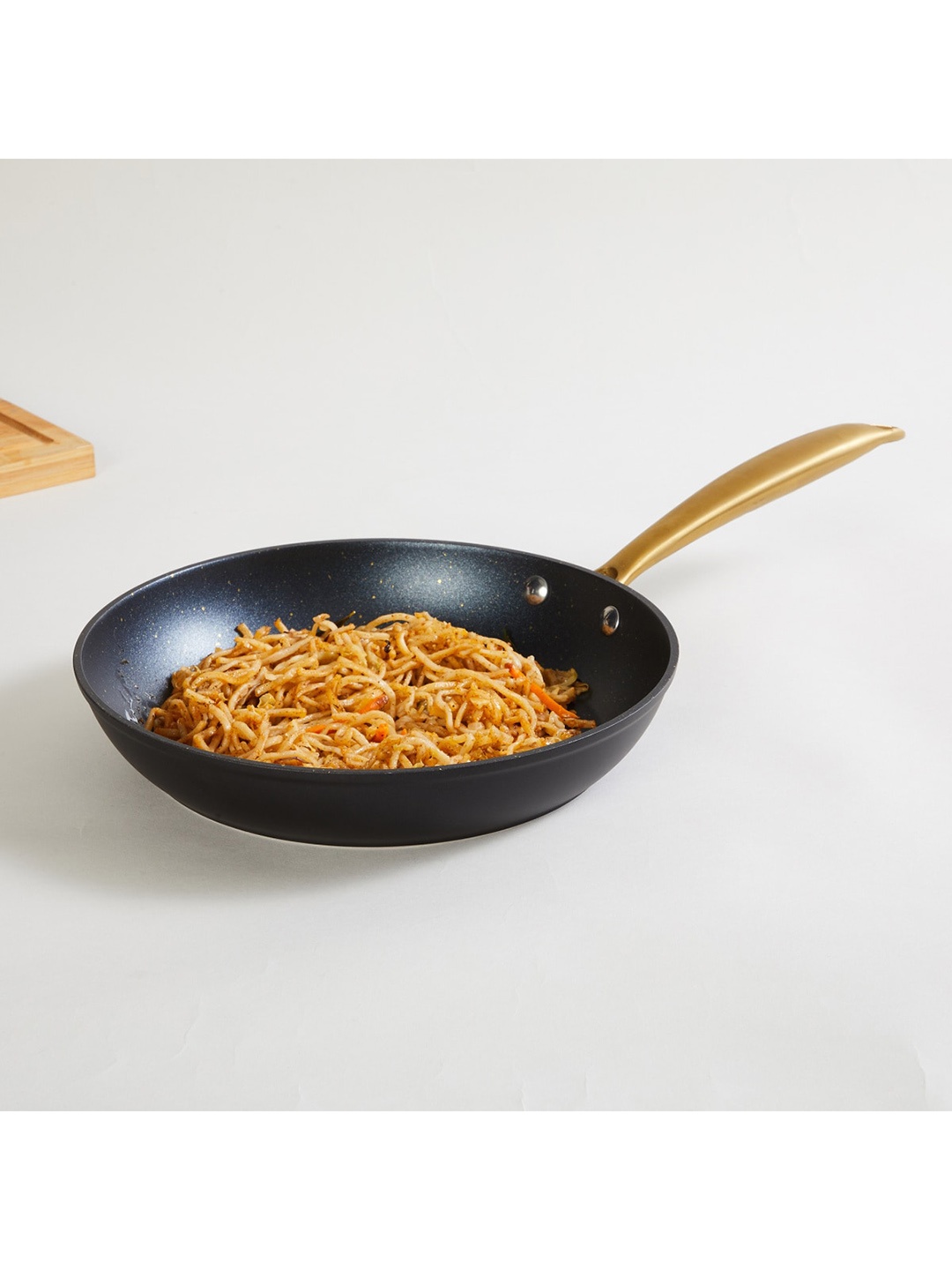 

Home Centre Black Solid Aluminium Frying Pan