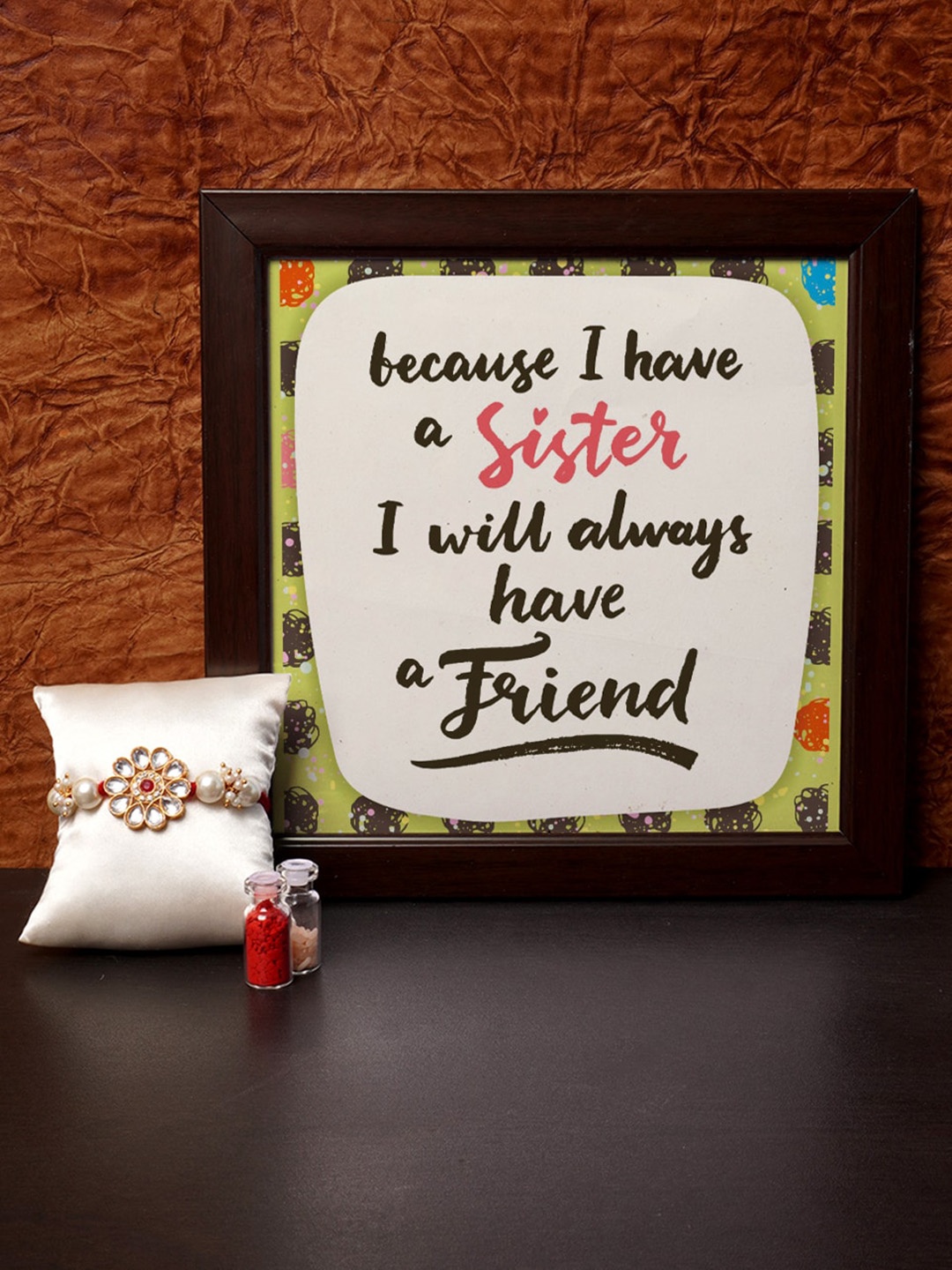 

Crazy Corner Rakhi & Photo Frame Combo, Multi