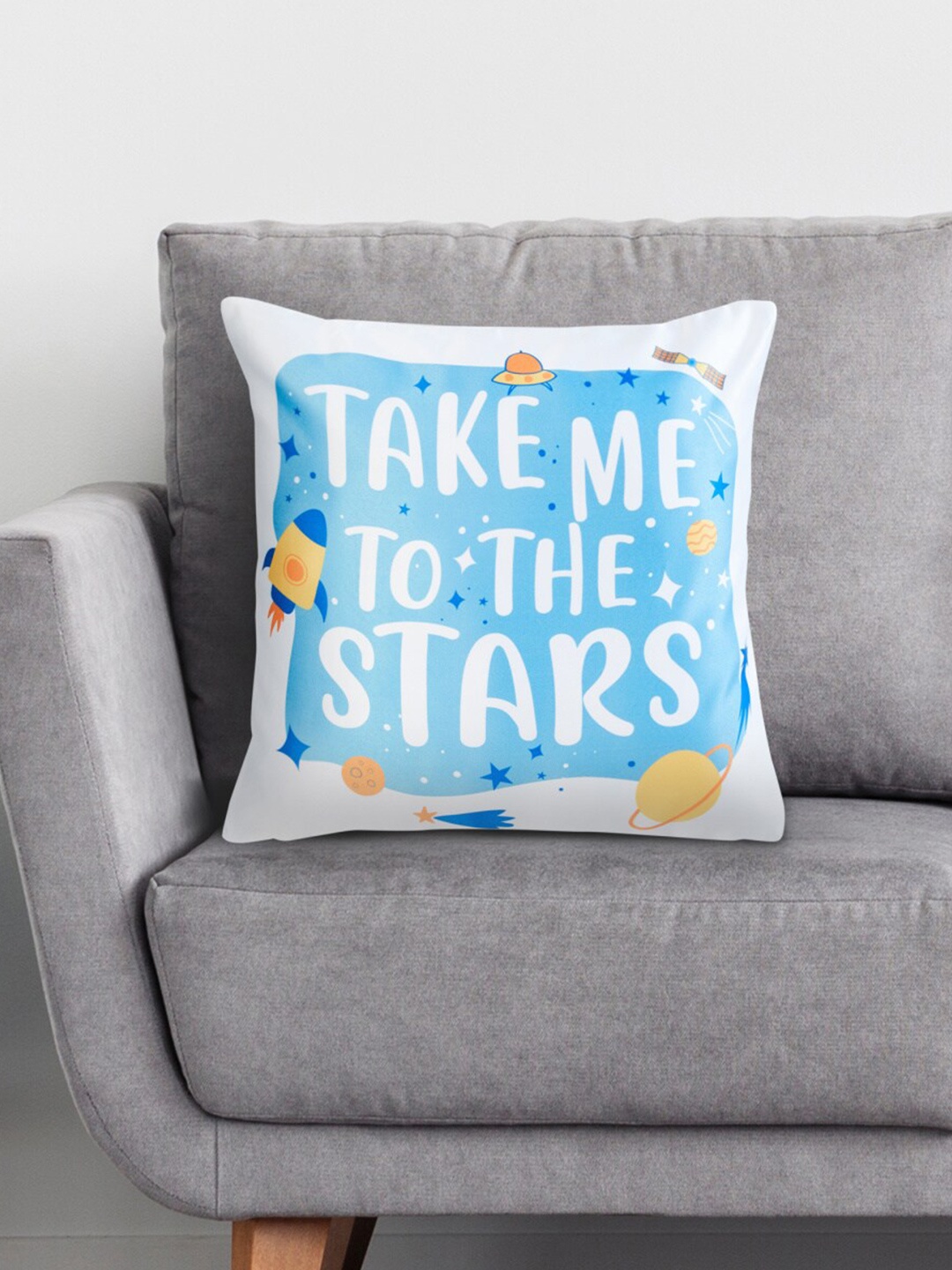 

Corsica Slate White Printed Cushion Cover - 40x40cm