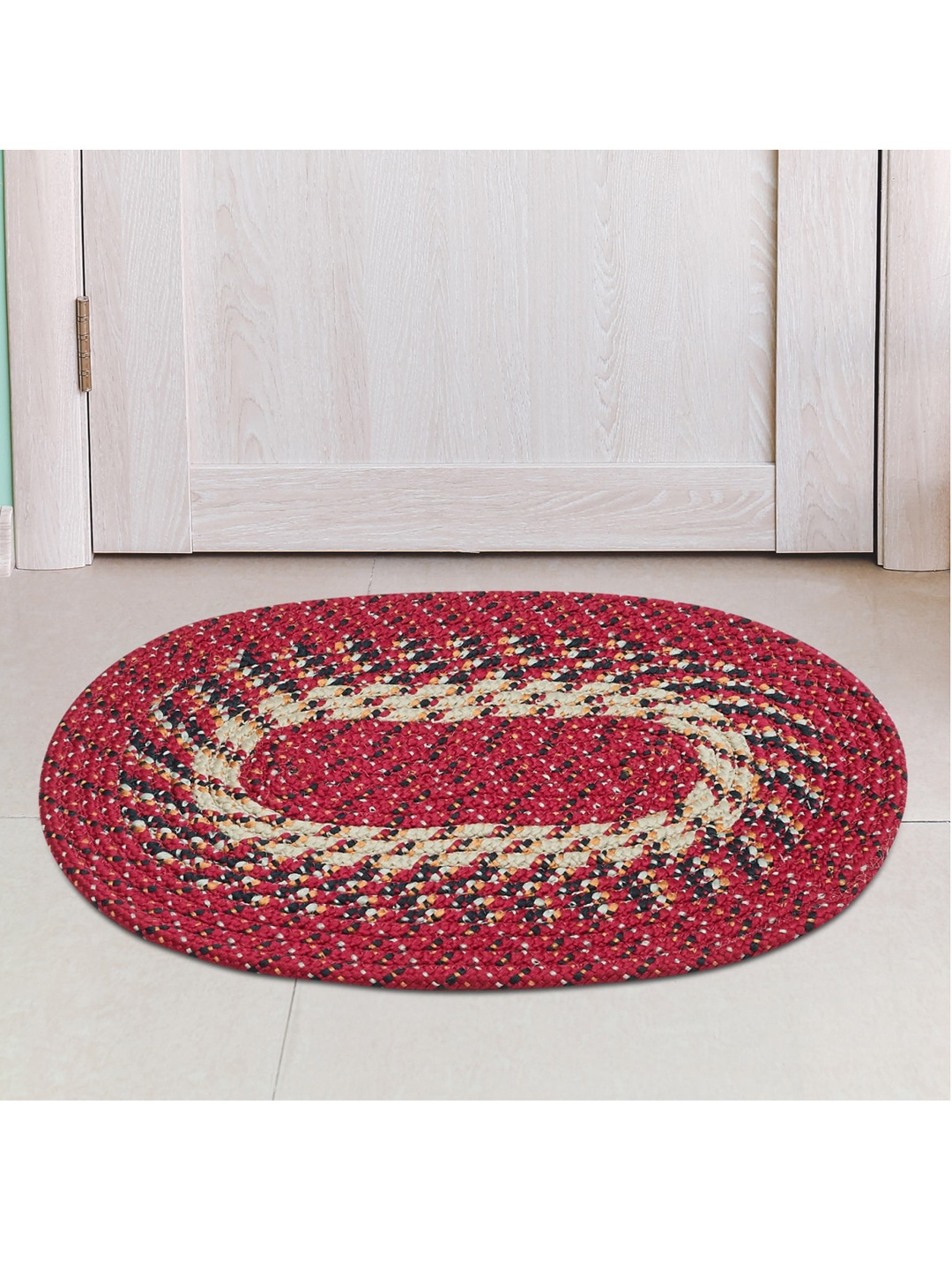 

Home Centre Red Braided Anti-Skid Doormat