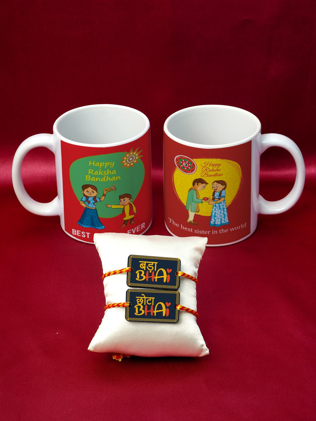 

Crazy Corner Set of 2 Rakhi Gift Pack, Multi