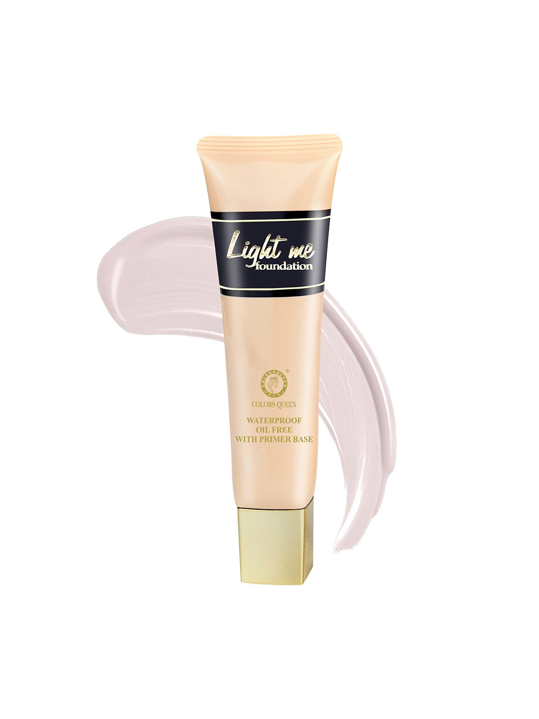 

Colors Queen Waterproof Light Me Foundation with Primer Base 50 ml - Sheer Ivory 01, Nude