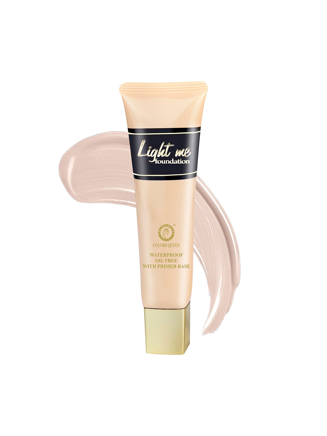

Colors Queen Light Me Oil Free Foundation With Primer Base - Beige - 50 ml