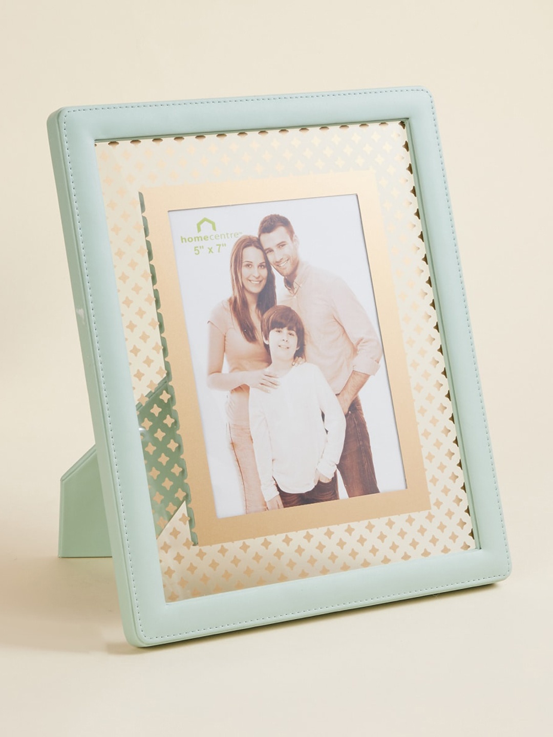 

Home Centre Blue Printed Table Photo Frame