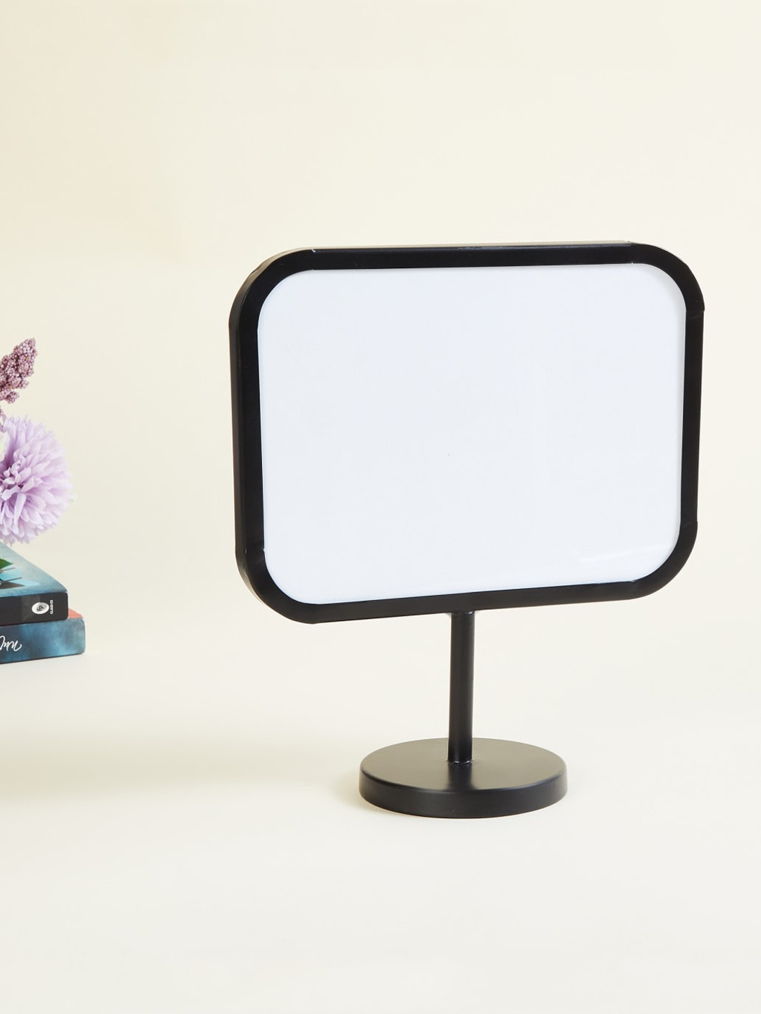 

Home Centre Black Solid Table Metal Photo Frame