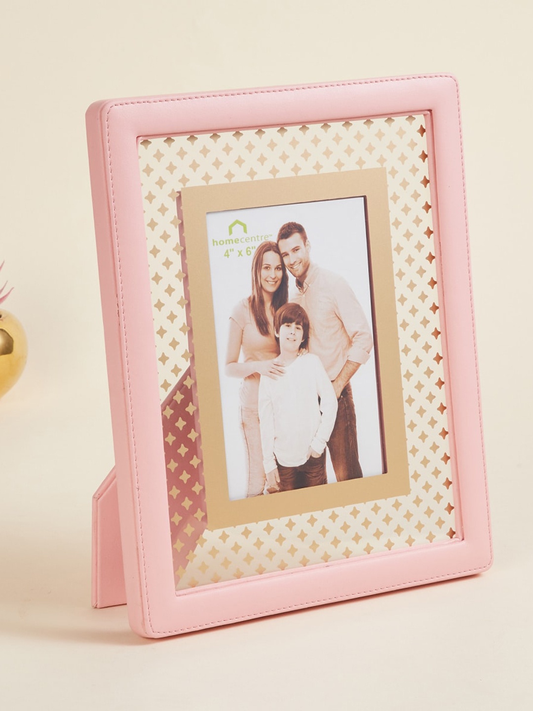 

Home Centre Pink Printed Glass Photo Frame
