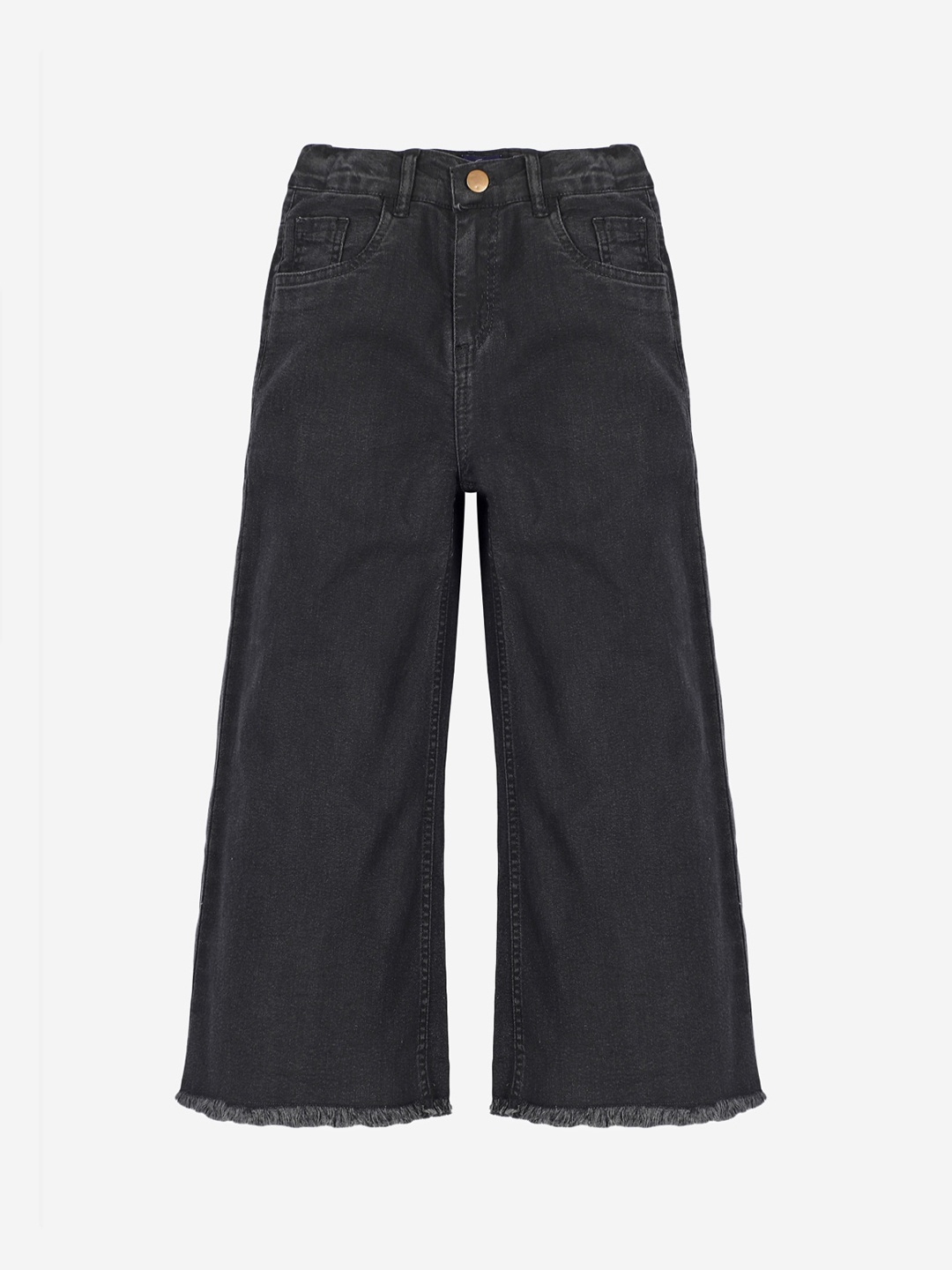 

KiddoPanti Kids-Girls Black Jean Stretchable Denim Jeans