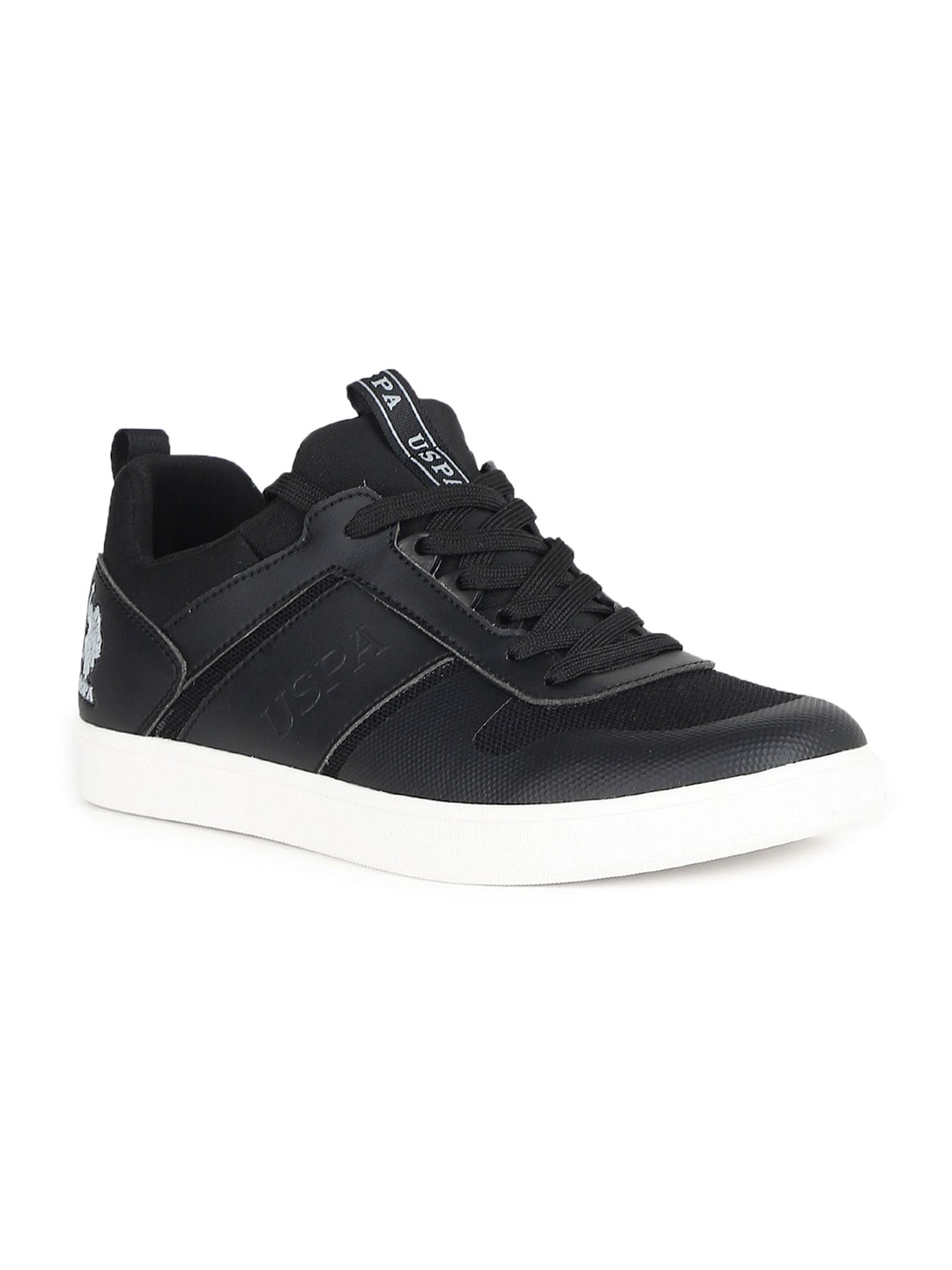 

U.S. Polo Assn. Men Black PU Sneakers