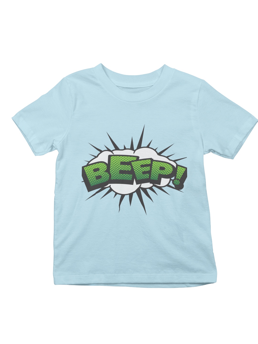 

MA Baby Kids Turquoise Blue Printed Pure Cotton Bio Finish T-shirt