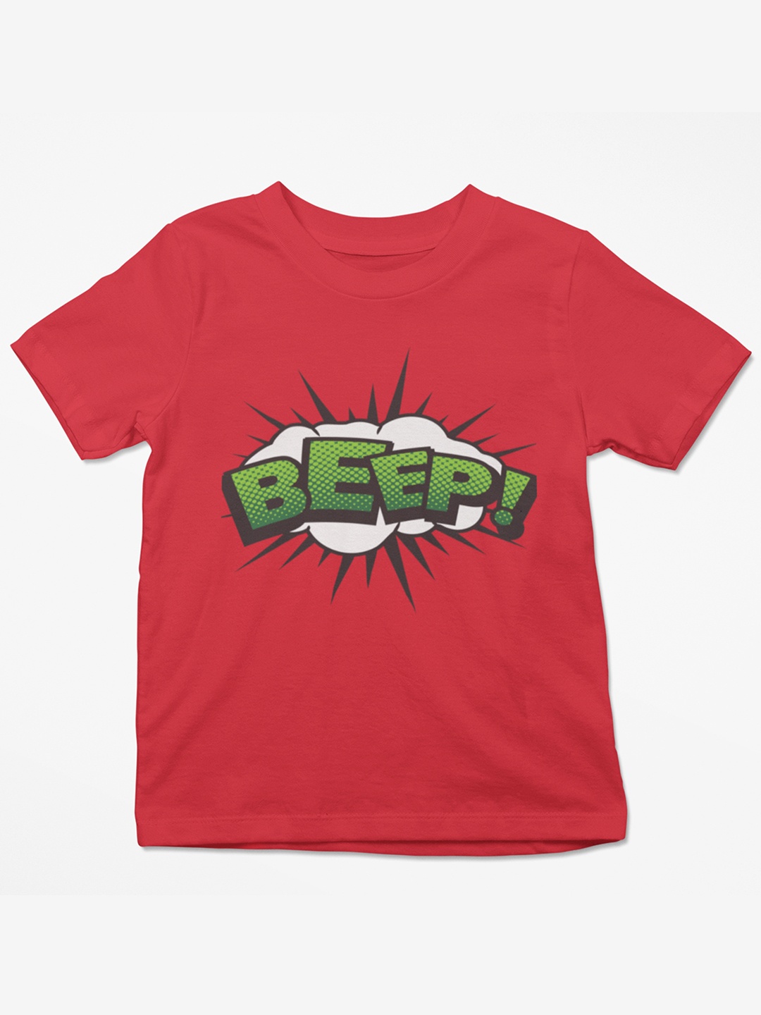 

MA Baby Kids Red Printed Pure Cotton Bio Finish T-shirt