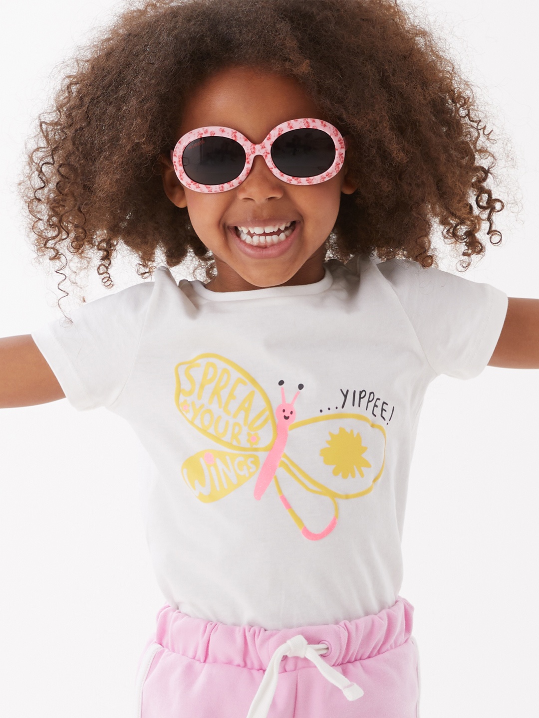 

Marks & Spencer Girls White Printed T-shirt