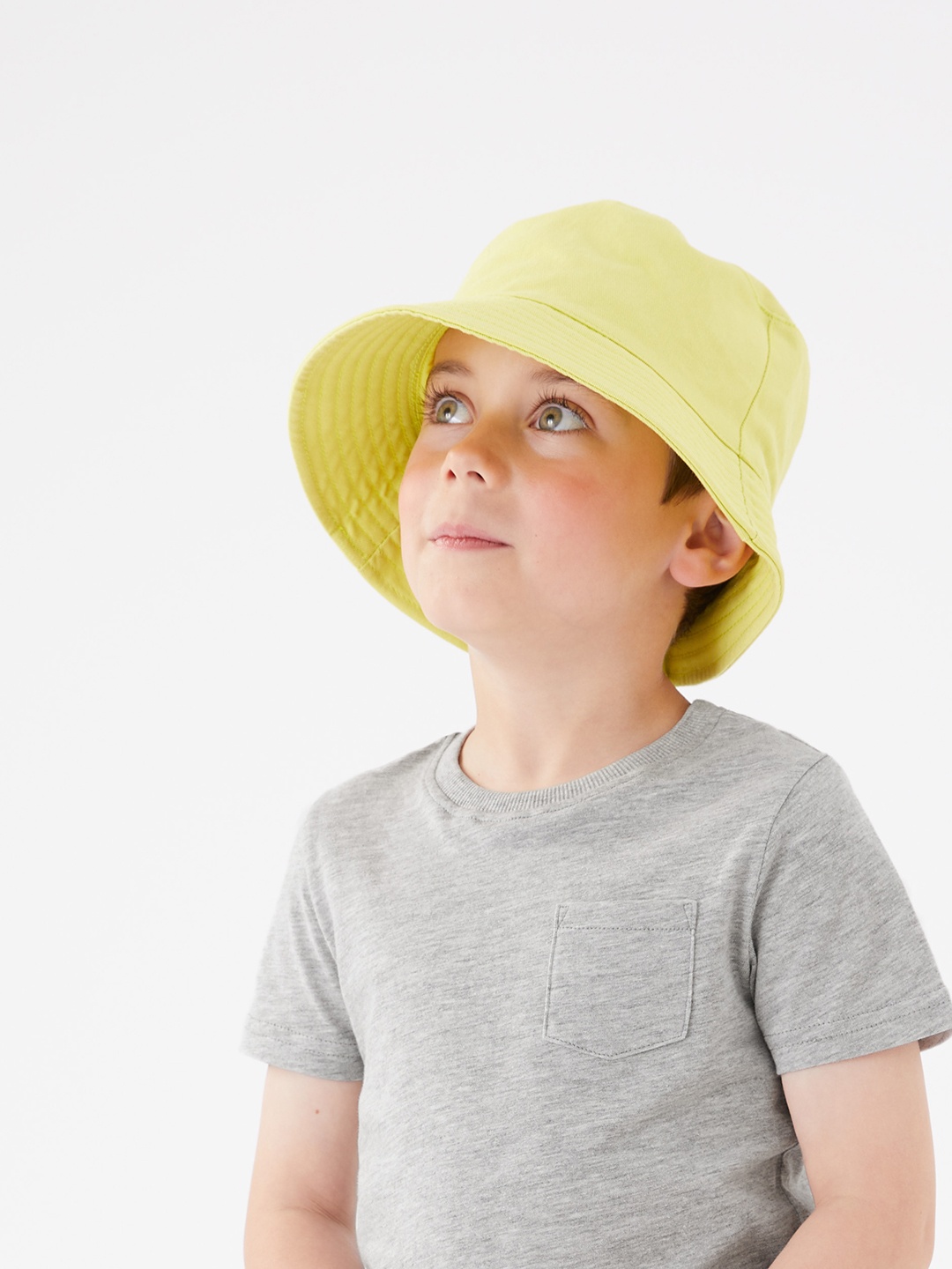 

Marks & Spencer Boys Grey Melange Colourblocked Mandarin Collar T-shirt