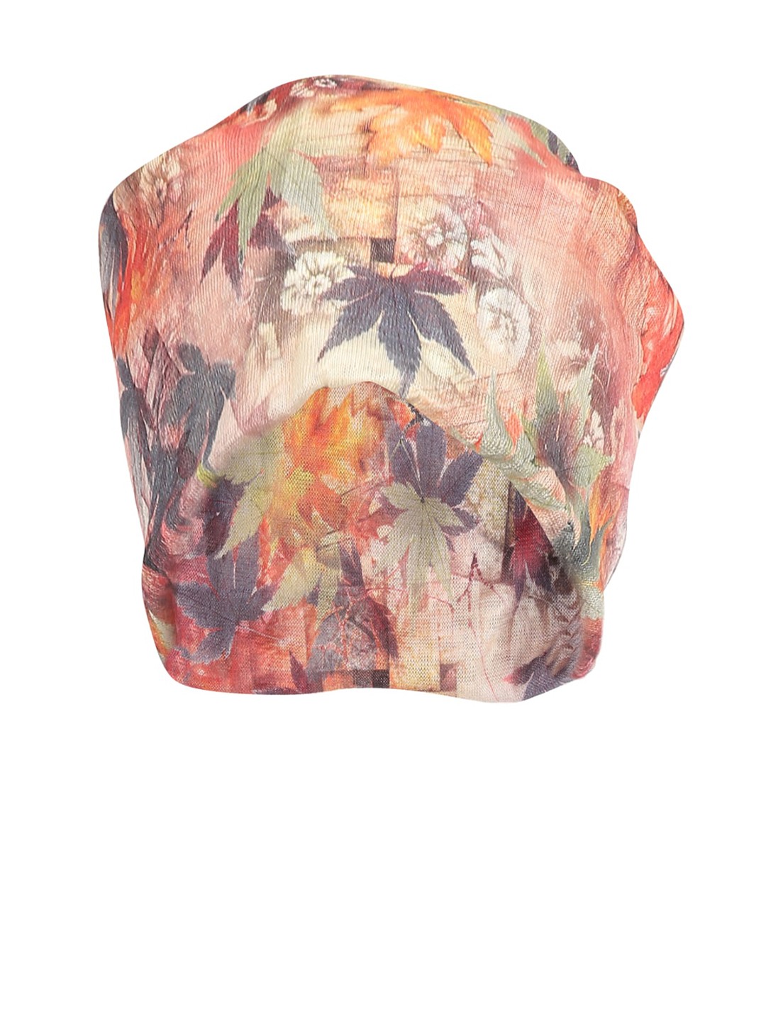 

iSWEVEN Unisex Orange & Green Printed Beanie