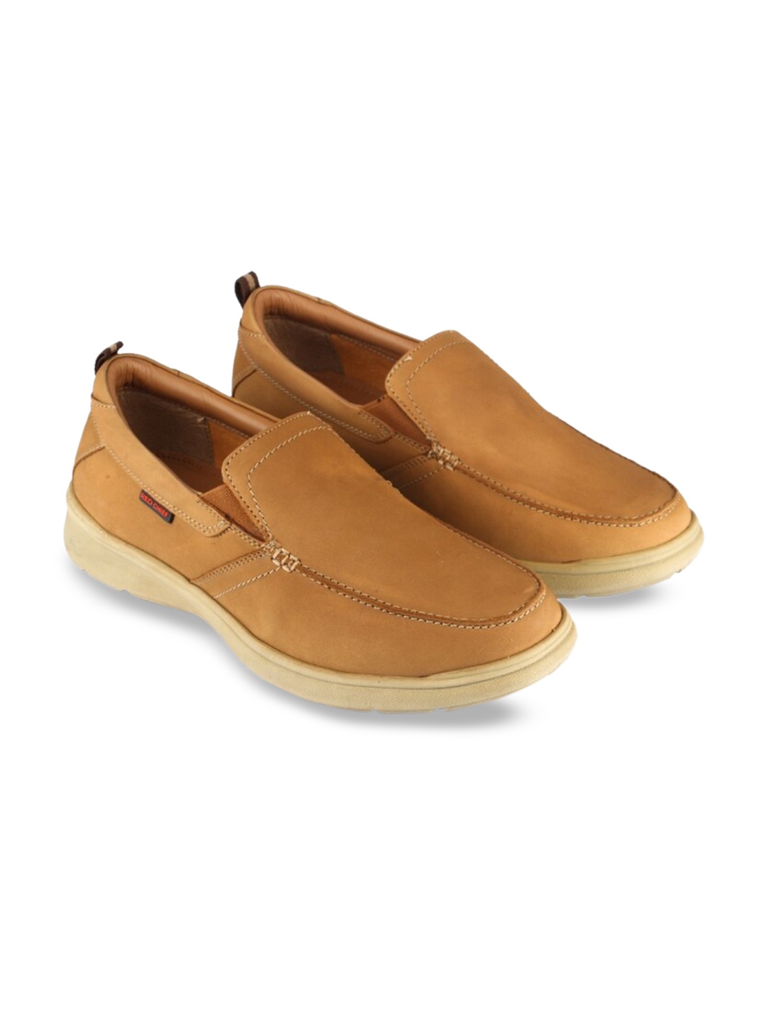 

Red Chief Men Rust Leather Loafers
