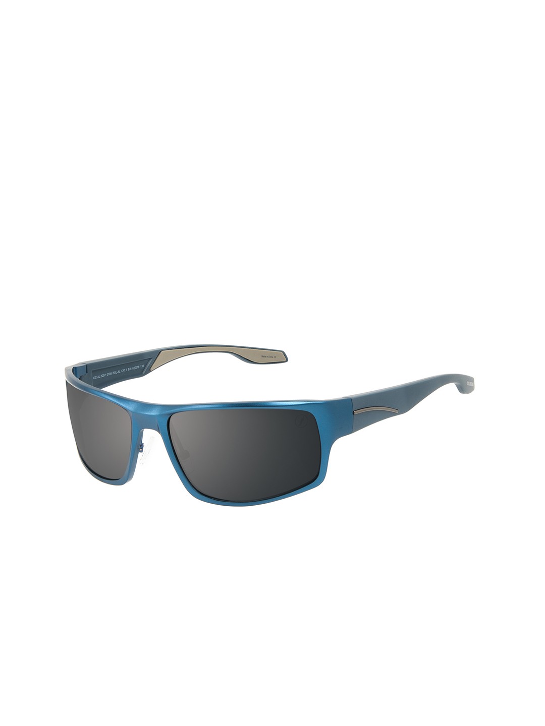 

Chilli Beans Unisex Black Lens & Blue Square Sunglasses with UV Protected Lens