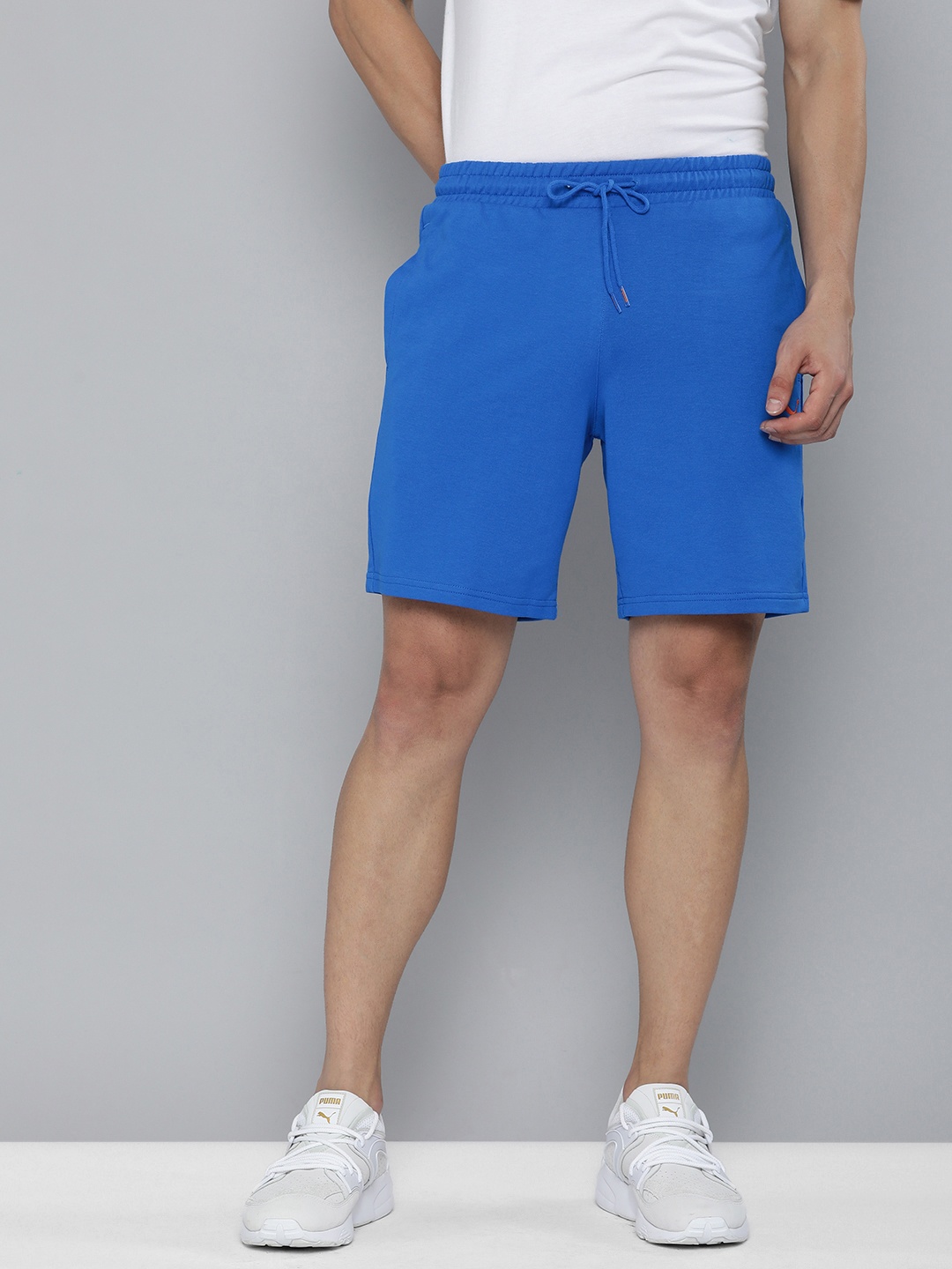

Puma Men Blue Brand Logo Printed Shorts