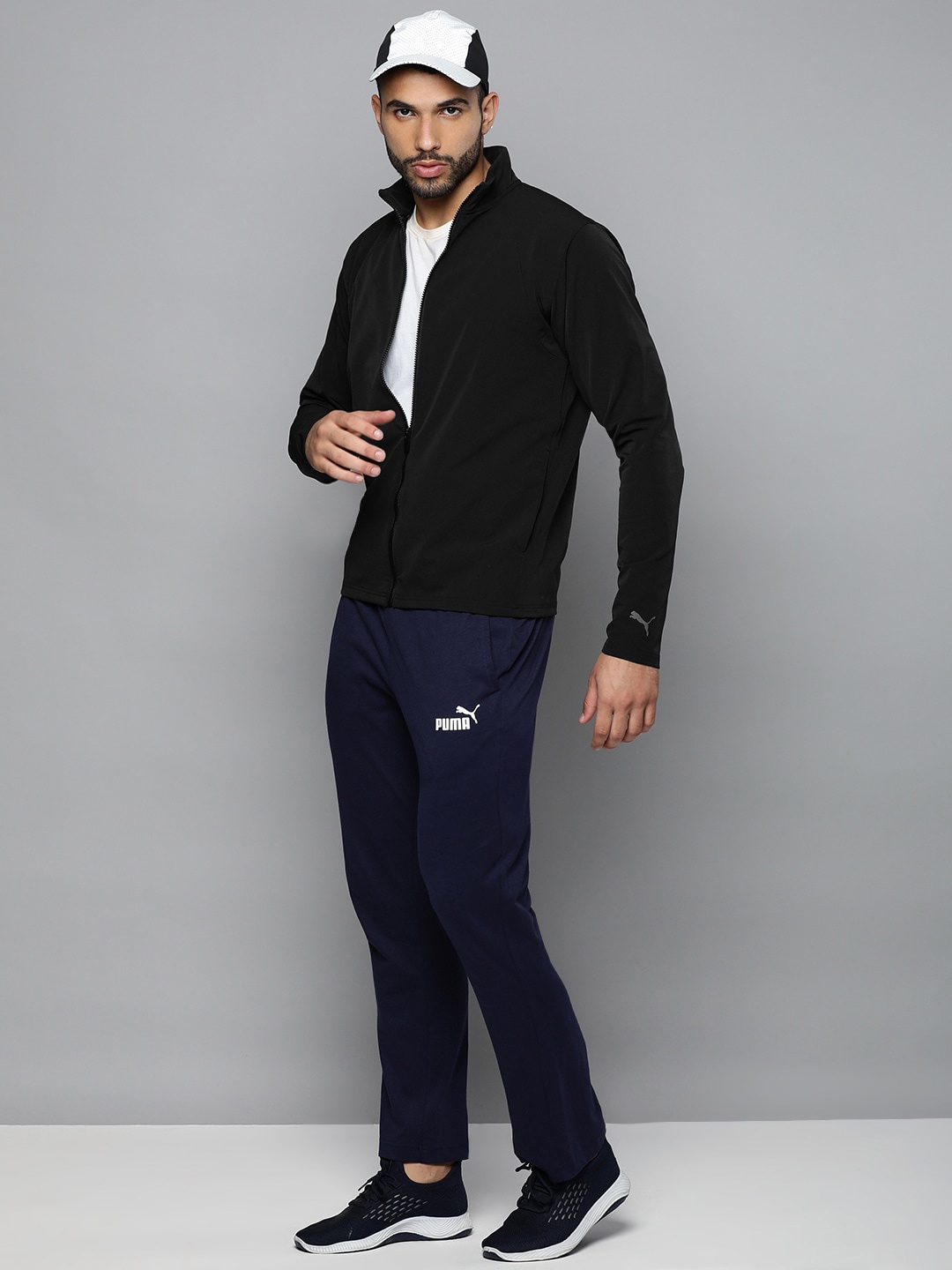 

Puma Men Black Yoga Sporty Sustainable Jacket