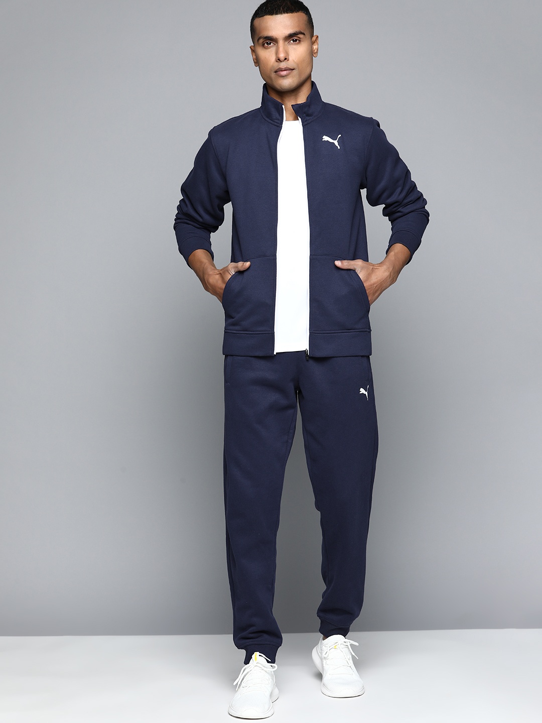 

Puma Men Favourite Knitted Training Sustainable Tracksuit, Navy blue