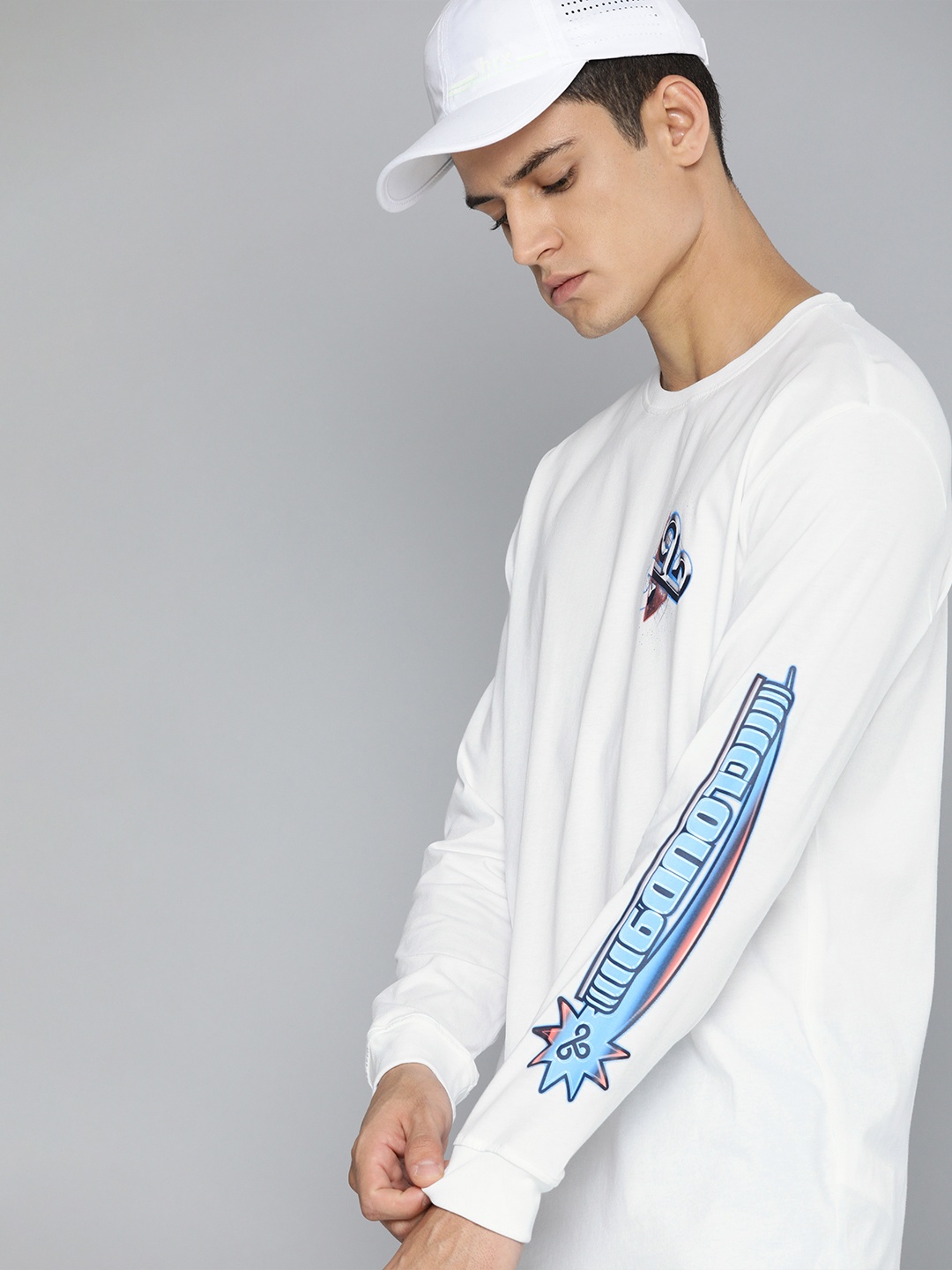 

Puma Men White Cloud9 Typography Printed T-shirt