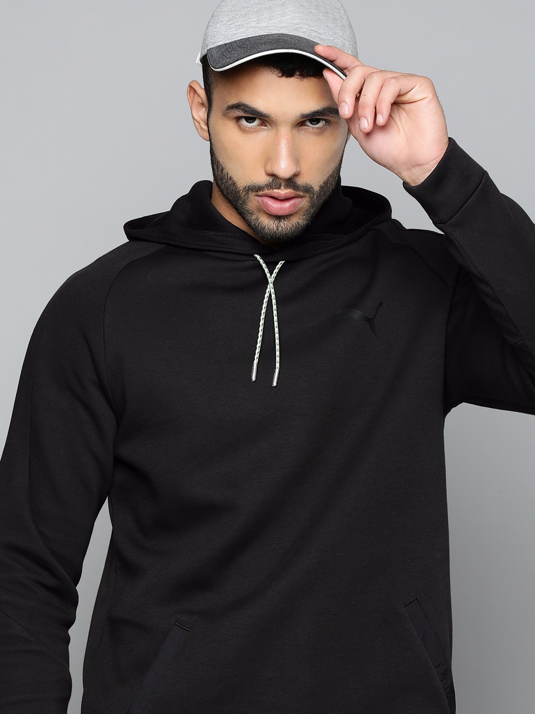 

Puma Men Regular Fit Day in Motion Hooded Sweatshirt, Black