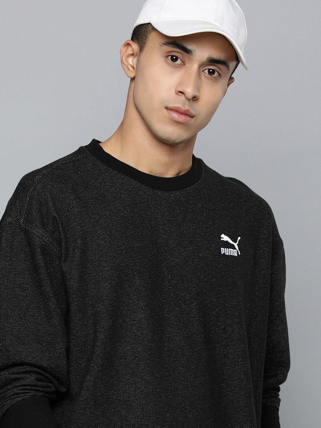 

Puma Men Black Classics Soft Ink Sweatshirt