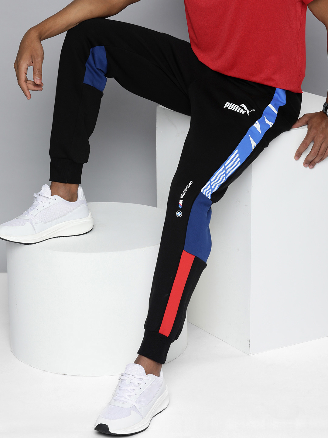 

PUMA Motorsport Regular Fit Brand Logo Print BMW M Motorsport Joggers, Black