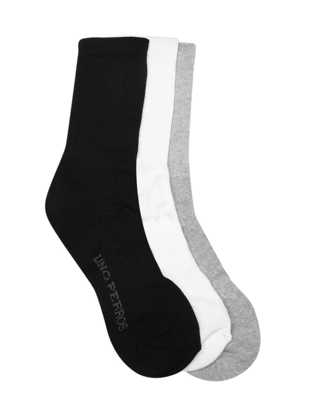 

Lino Perros Men Set of 3 Above Ankle-Length Sports Socks, White
