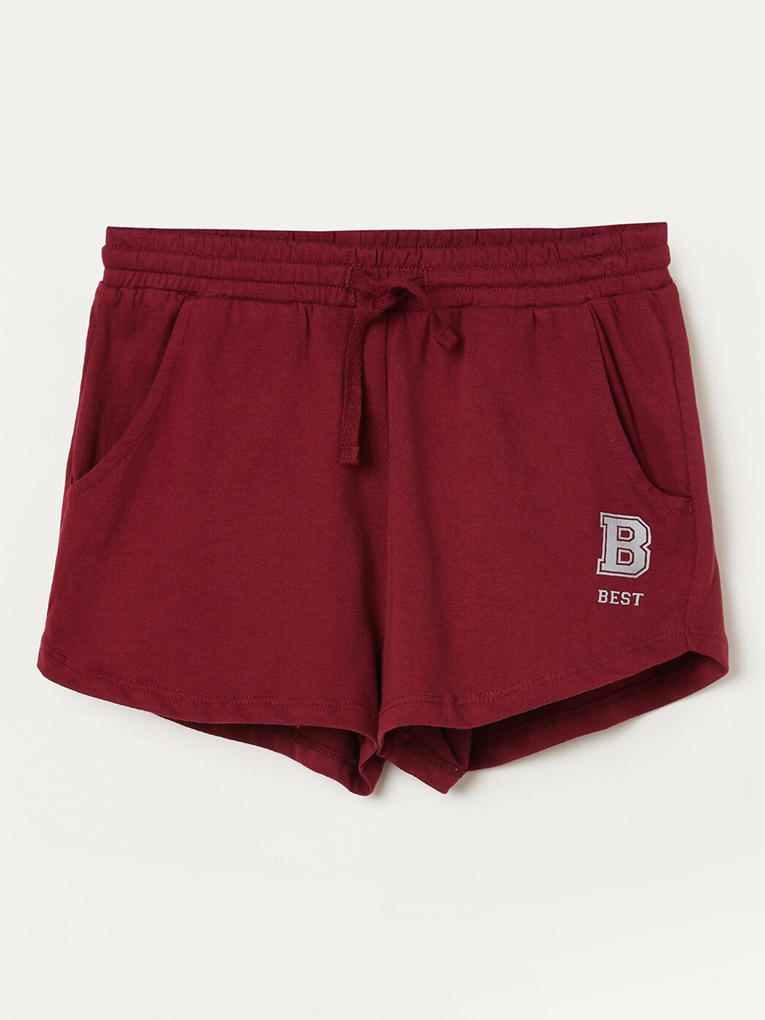 

Fame Forever by Lifestyle Girls Maroon Shorts