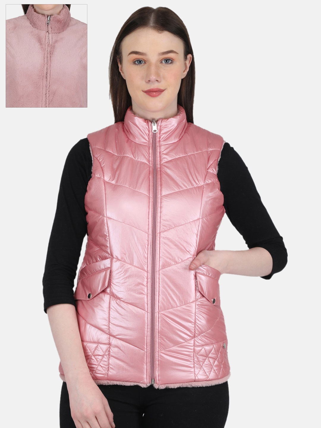 

Monte Carlo Reversible Padded Jacket, Pink