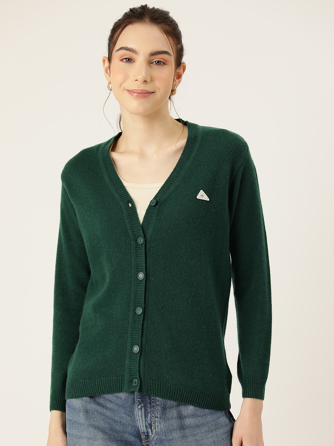 

Monte Carlo Solid Cardigan, Green