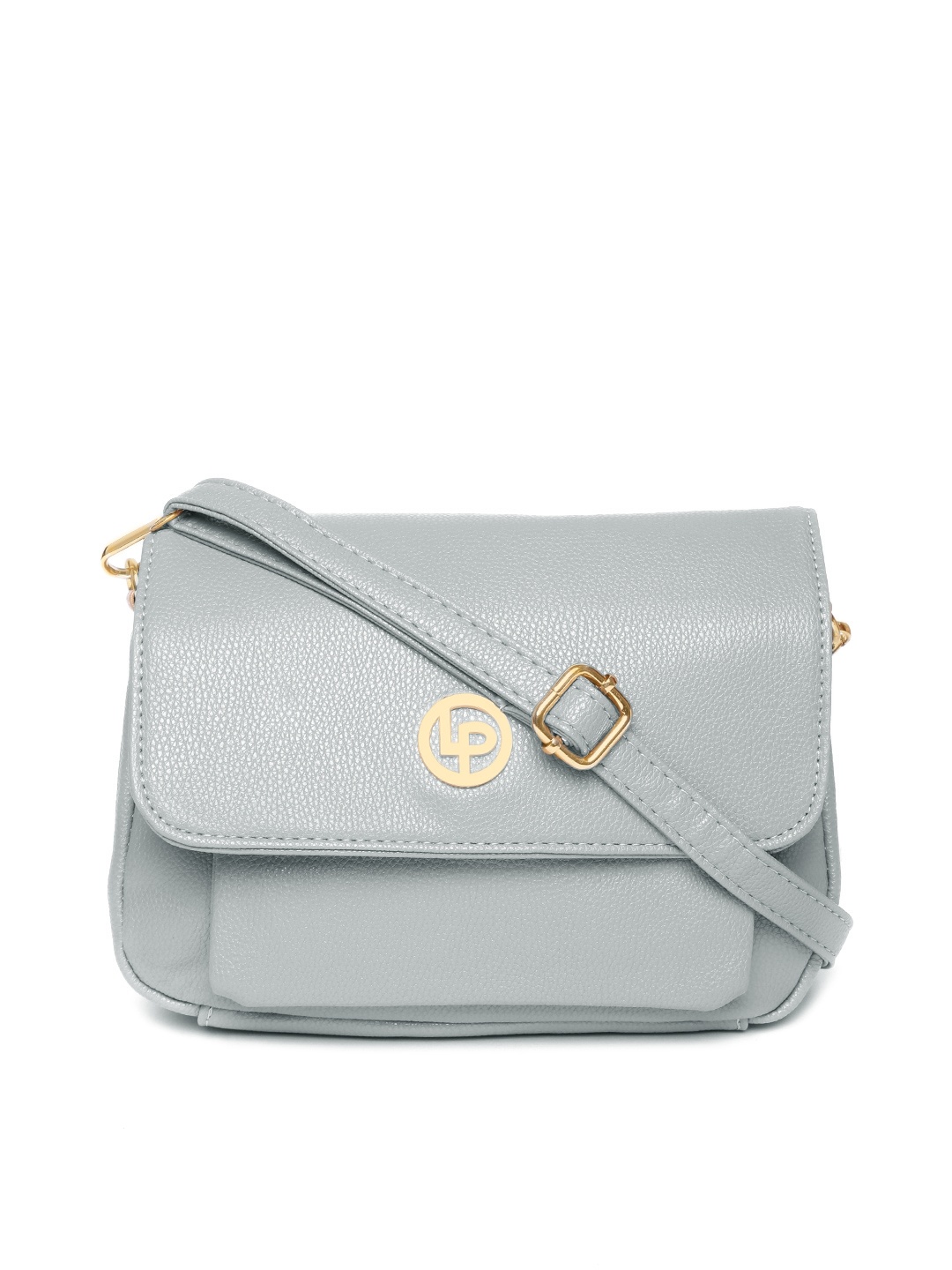 

Lino Perros Grey Solid Sling Bag