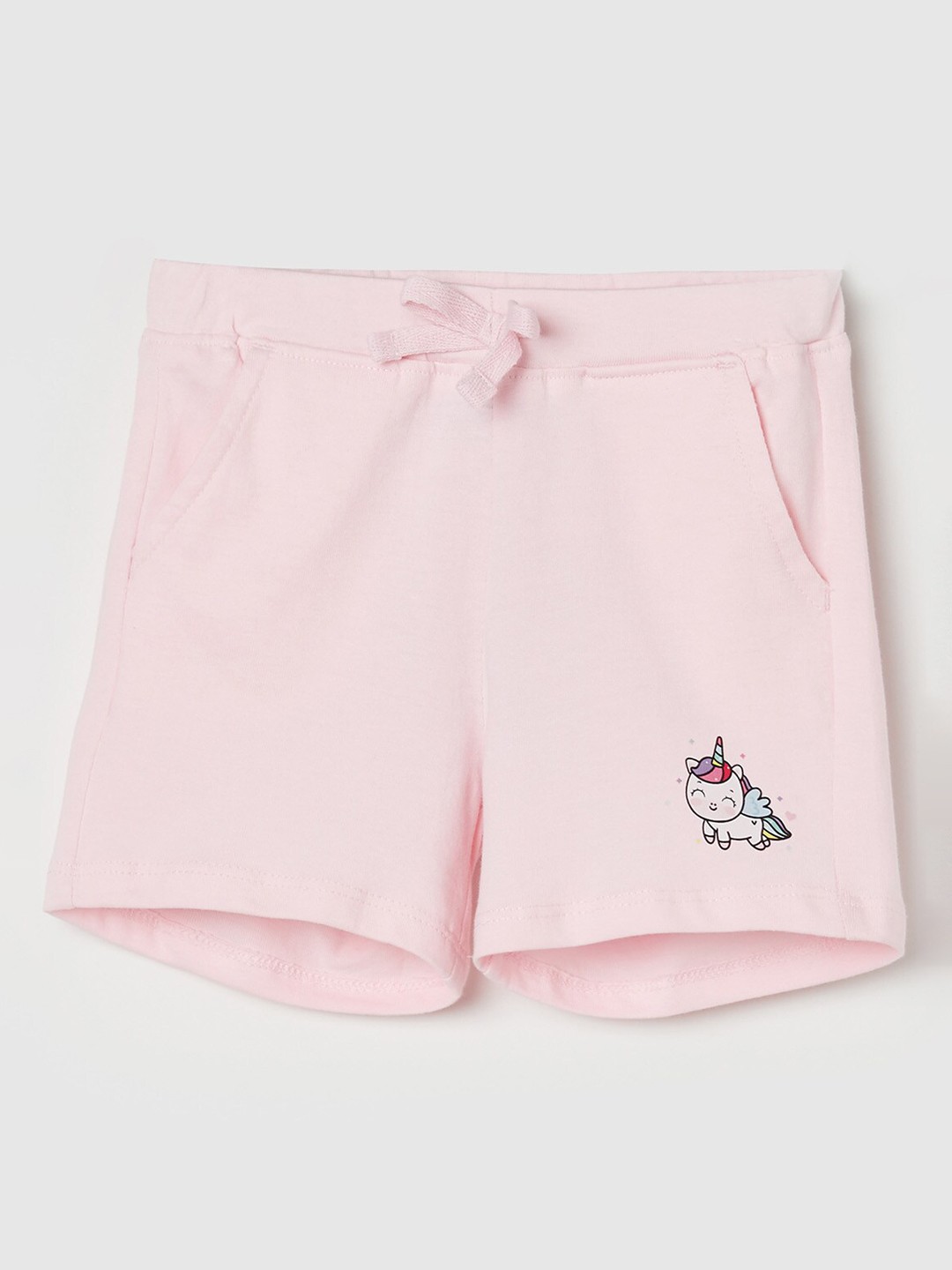 

Juniors by Lifestyle Girls Pink Cotton Shorts