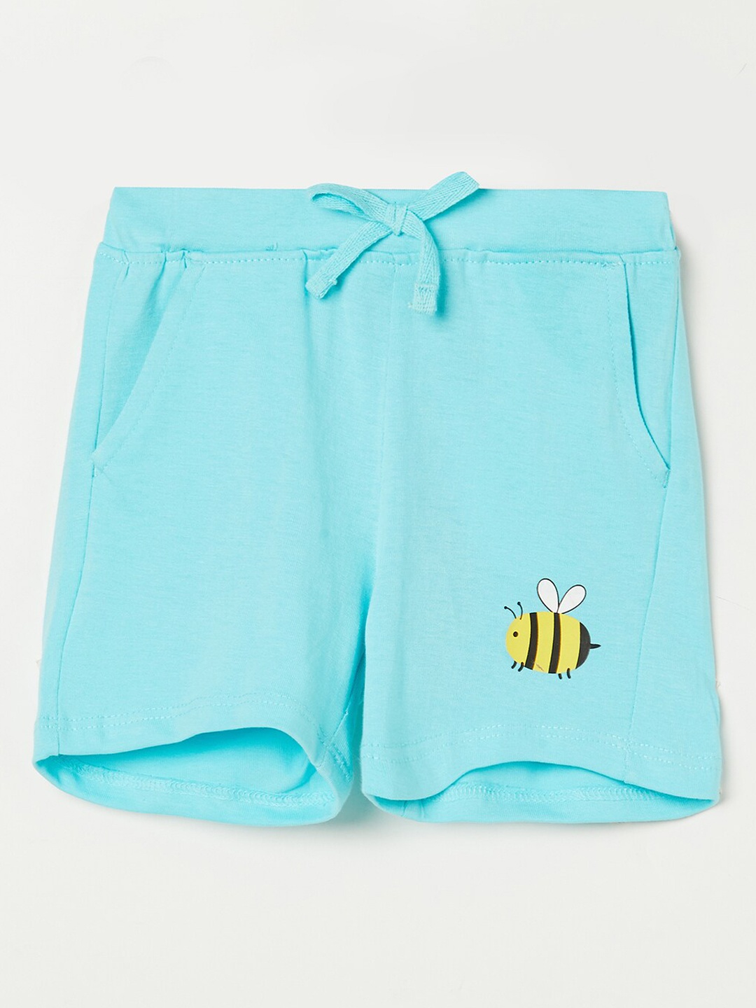 

Juniors by Lifestyle Kids-Girls Blue Cotton Sports Shorts