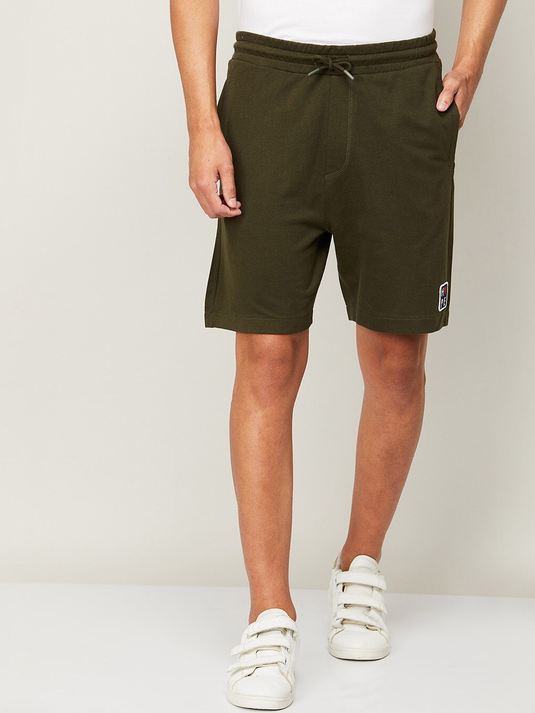 

Fame Forever by Lifestyle Men Shorts Olive Cotton