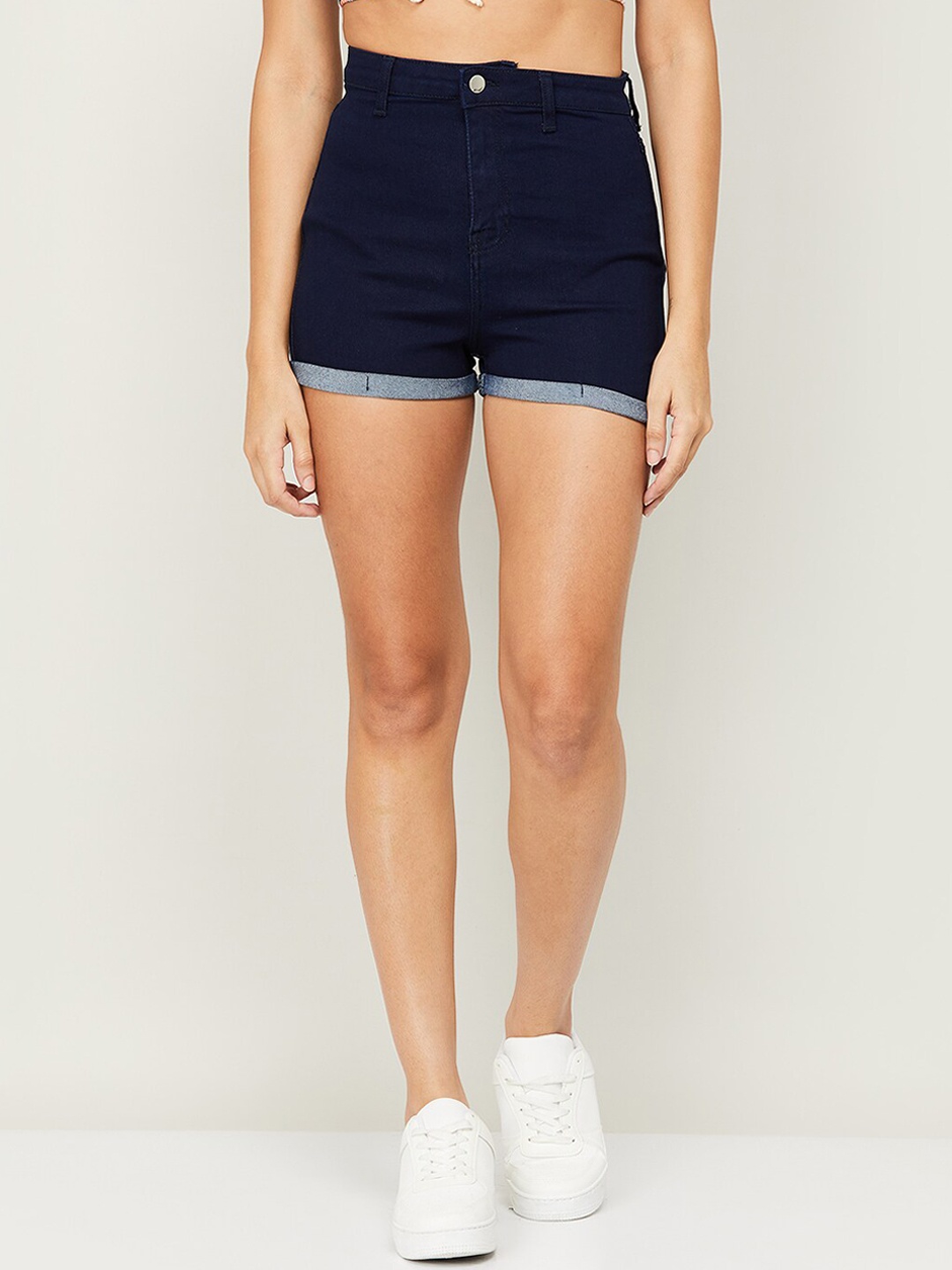 

Ginger by Lifestyle Women Blue Denim Shorts