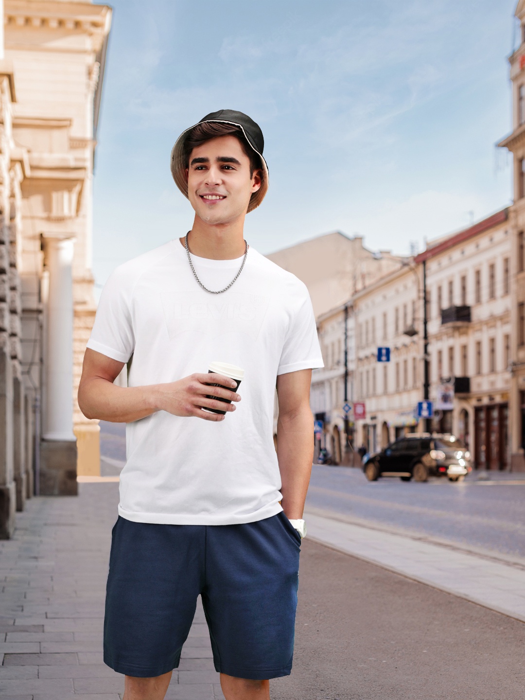 

Levis Men White T-shirt