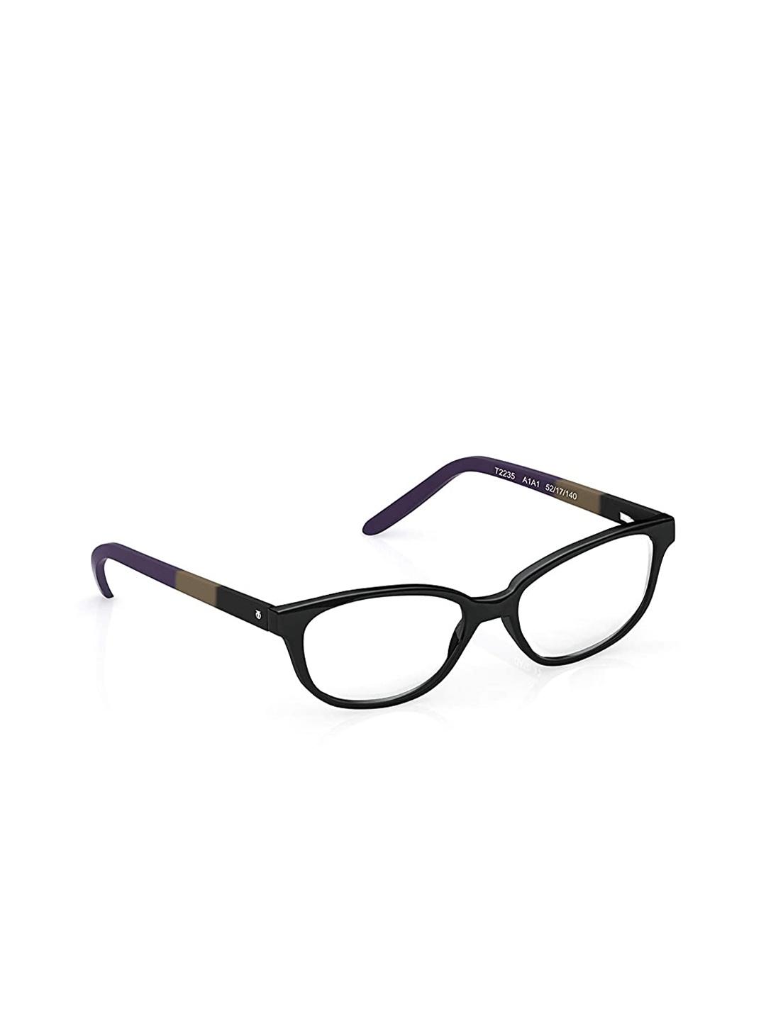 

Titan Unisex Black Colourblocked Full Rim Rectangle Frames