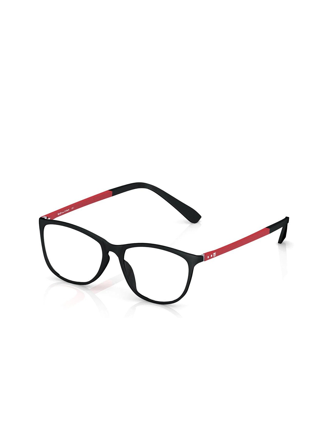 

Titan Unisex Red & Black Full Rim Round Frames