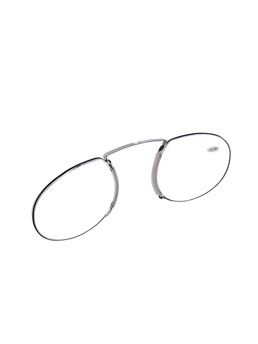 

Titan Unisex Gunmetal-Toned Full Rim Round Frames, Metallic