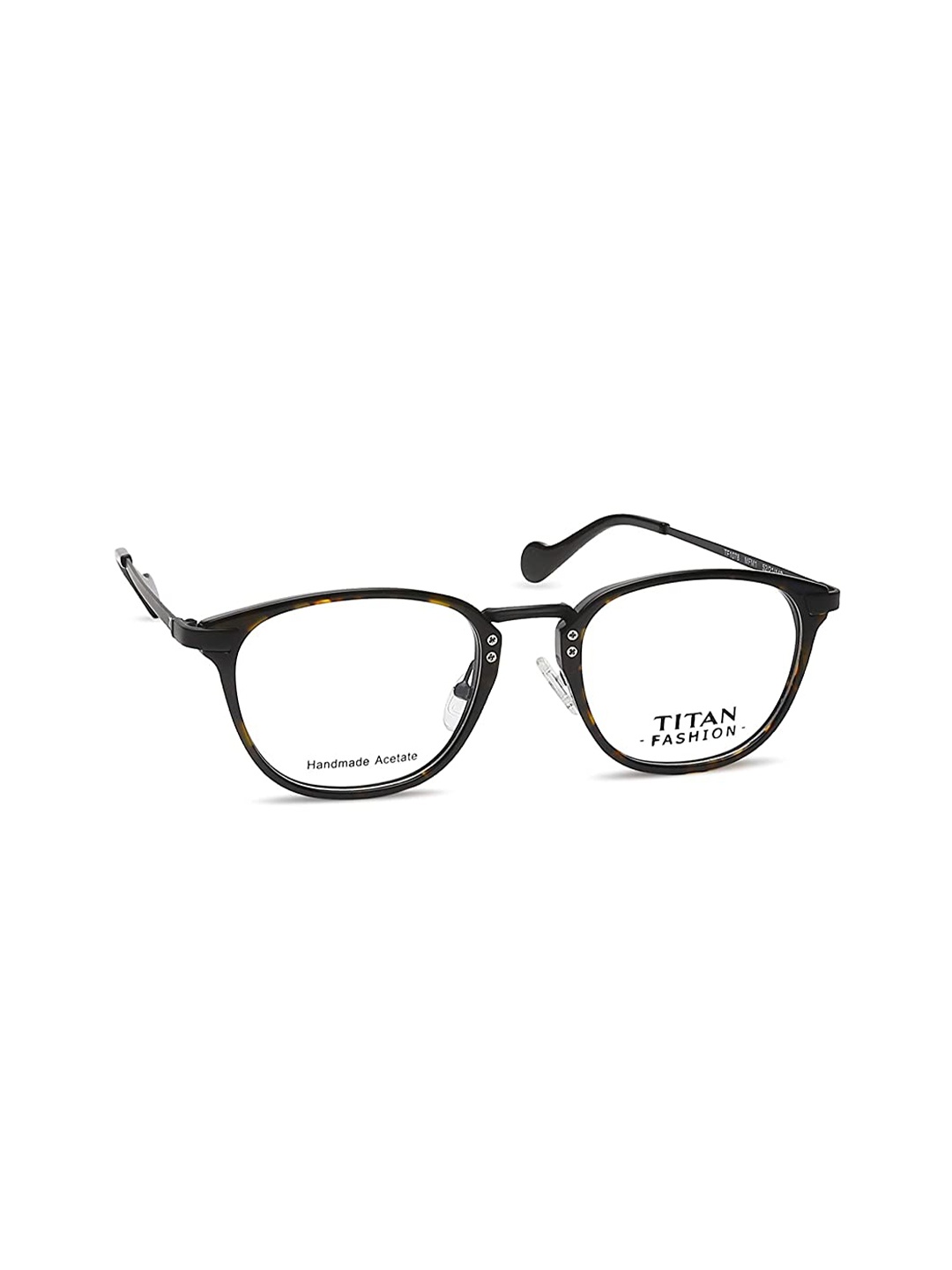 

Titan Unisex Brown Abstract Full Rim Square Frames