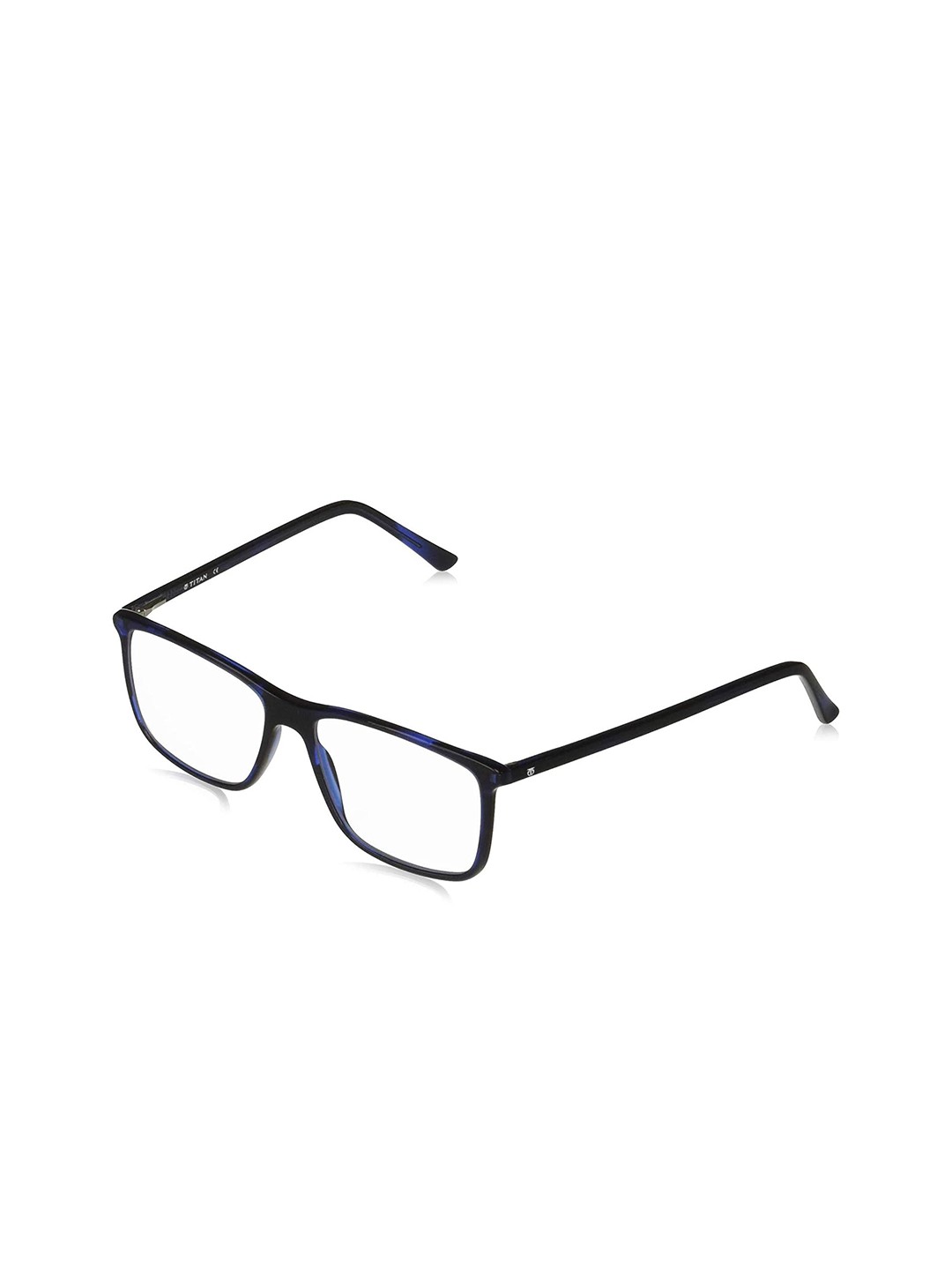 

Titan Unisex Blue & Black Full Rim Rectangle Frames