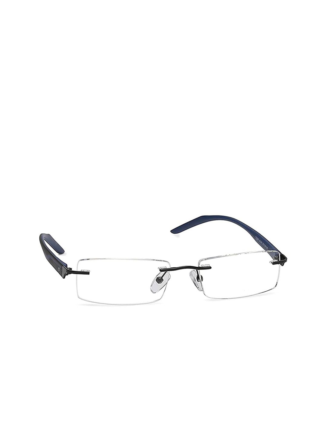 

Titan Unisex Black Colourblocked Rimless Rectangle Frames