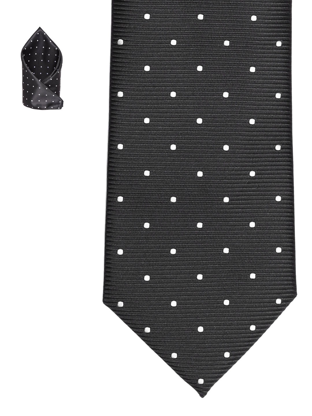 

Lino Perros Men Black Patterned Accessory Gift Set