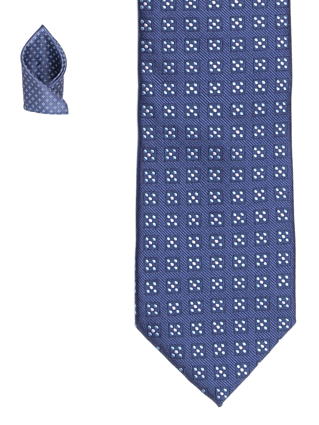 

Lino Perros Men Blue Patterned Accessory Gift Set