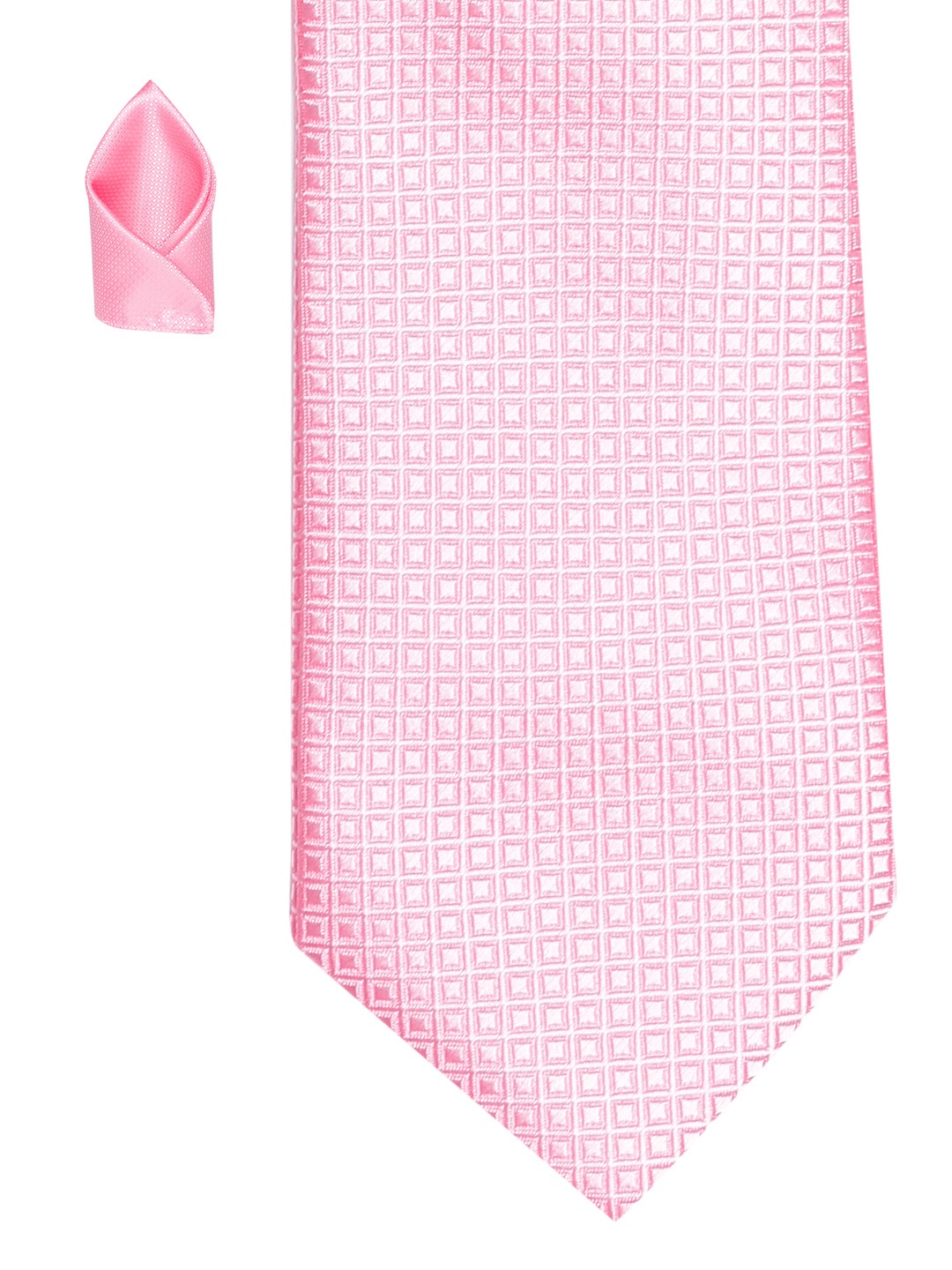 

Lino Perros Men Pink Self-Checked Accessory Gift Set