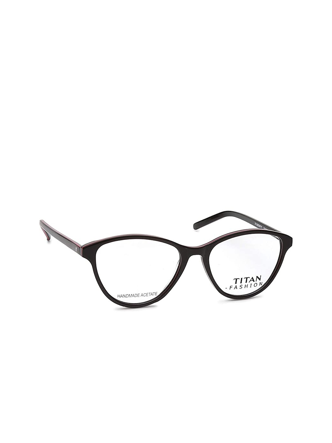 

Titan Unisex Black Full Rim Cateye Frames