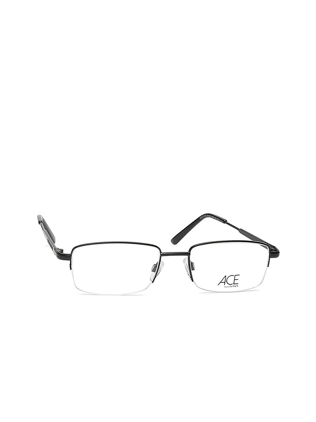 

Titan Unisex Black Half Rim Rectangle Frames
