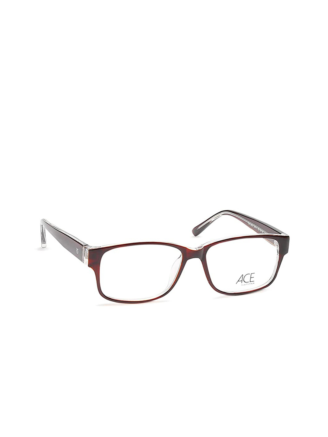 

Titan Unisex Maroon Full Rim Square Frames